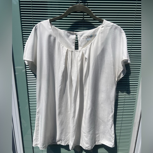 Boden Ravello silk top white size 12 - Picture 6 of 12